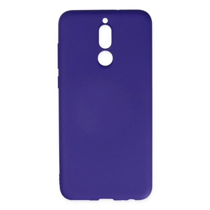 Newface Huawei Mate 10 Lite Kılıf Nano içi Kadife Silikon - Mor