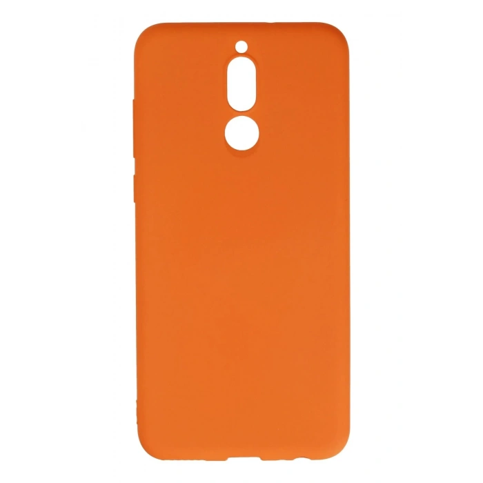 Newface Huawei Mate 10 Lite Kılıf Nano içi Kadife Silikon - Turuncu