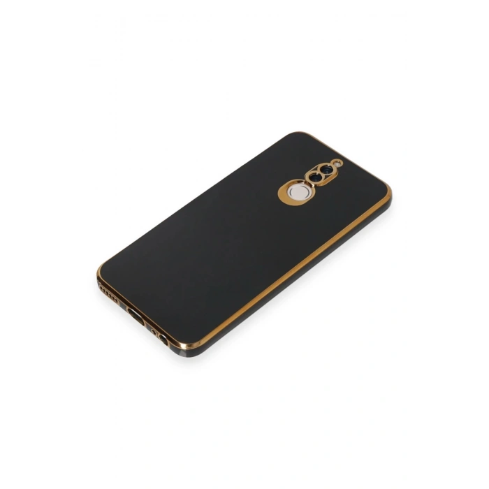 Newface Huawei Mate 10 Lite Kılıf Volet Silikon - Siyah