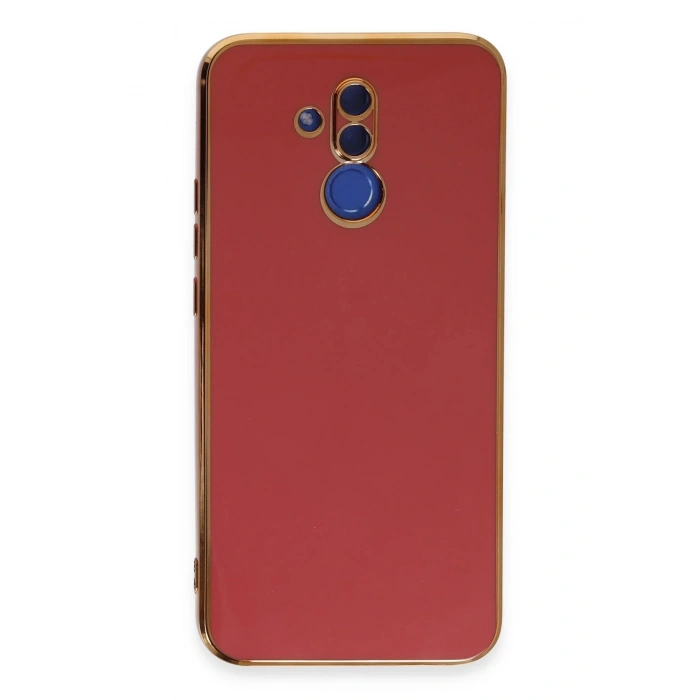 Newface Huawei Mate 20 Lite Kılıf Volet Silikon - Kırmızı