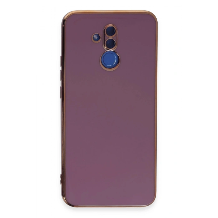 Newface Huawei Mate 20 Lite Kılıf Volet Silikon - Mor
