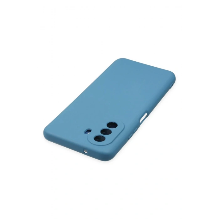 Newface Huawei Nova Y70 Kılıf Nano içi Kadife Silikon - Mavi