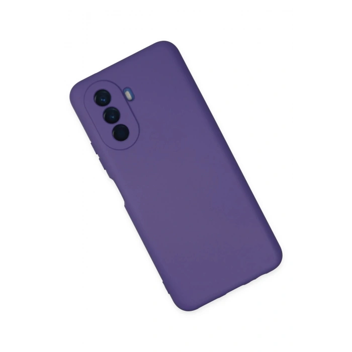 Newface Huawei Nova Y70 Kılıf Nano içi Kadife Silikon - Mor
