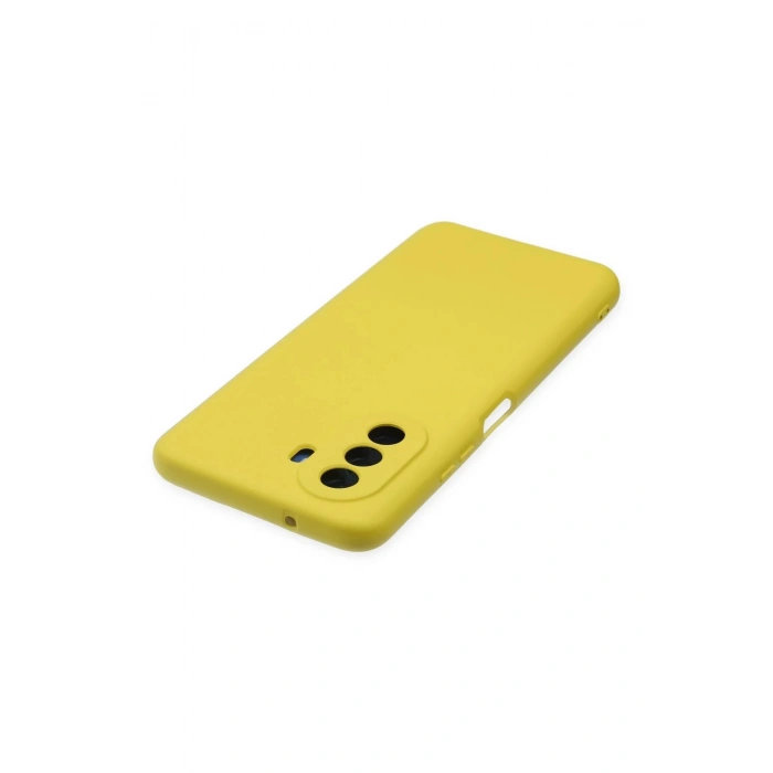 Newface Huawei Nova Y70 Kılıf Nano içi Kadife Silikon - Sarı