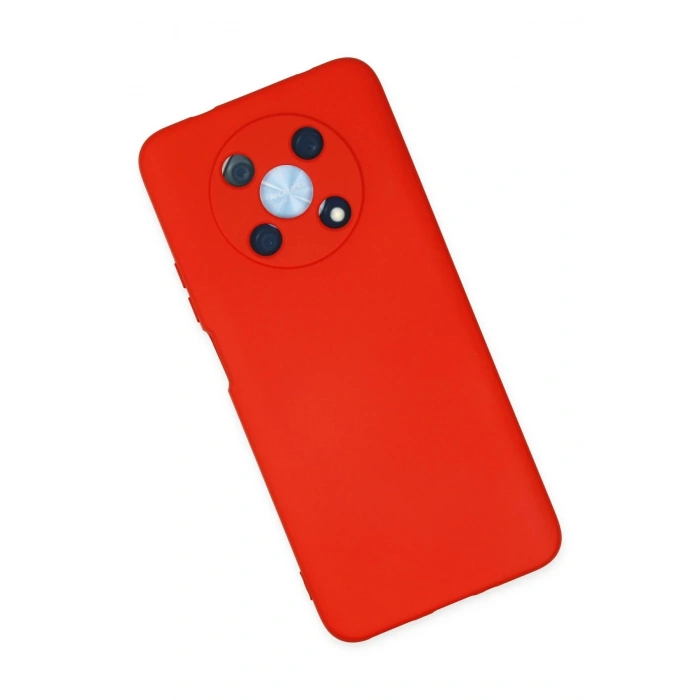 Newface Huawei Nova Y90 Kılıf Nano içi Kadife Silikon - Kırmızı