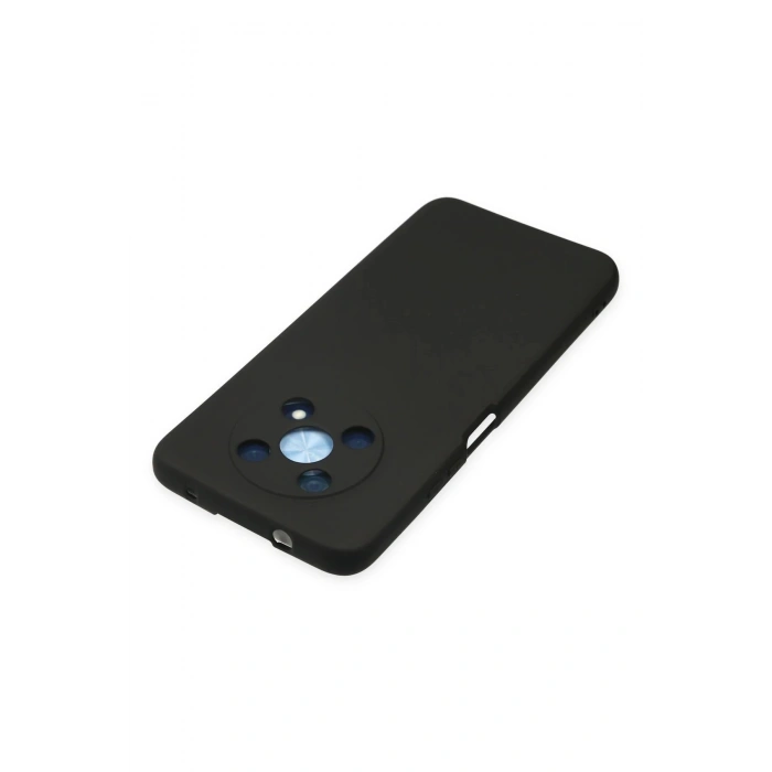 Newface Huawei Nova Y90 Kılıf Nano içi Kadife Silikon - Siyah