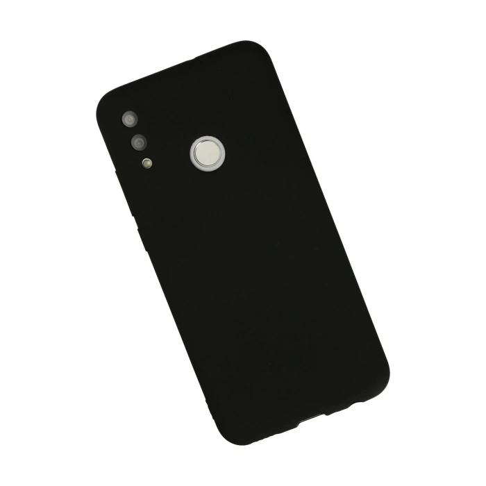 Newface Huawei P Smart 2019 Kılıf Nano içi Kadife Silikon - Siyah