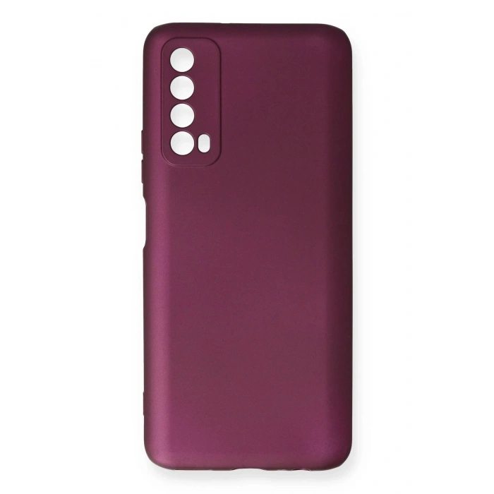 Newface Huawei P Smart 2021 Kılıf First Silikon - Mürdüm