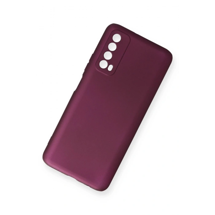 Newface Huawei P Smart 2021 Kılıf First Silikon - Mürdüm