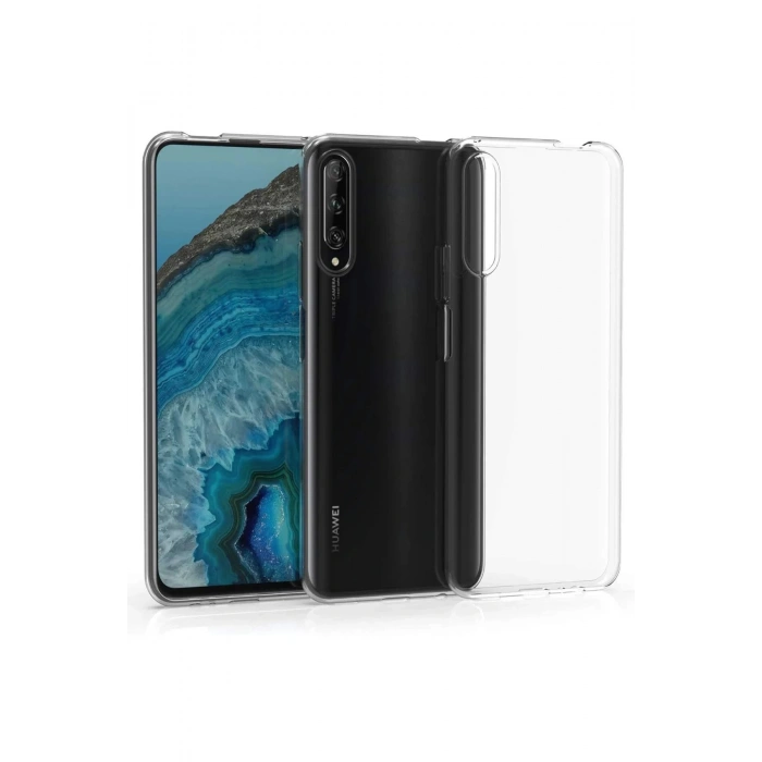 Newface Huawei P Smart Pro / Y9S Kılıf Lüx Şeffaf Silikon