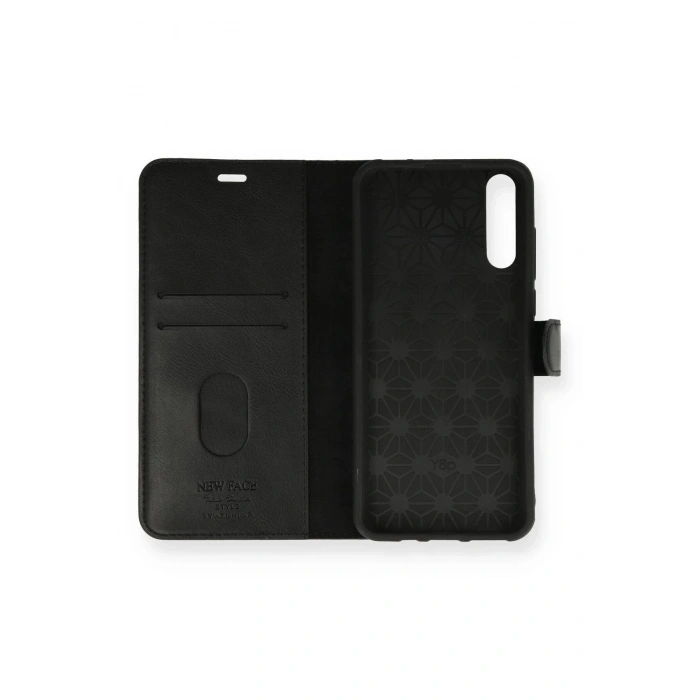 Newface Huawei P Smart S Kılıf Trend S Plus Kapaklı Kılıf - Lacivert