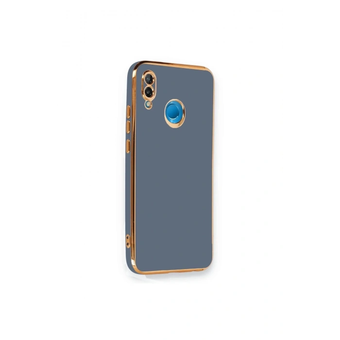 Newface Huawei P20 Lite Kılıf Volet Silikon - Mavi