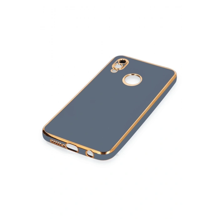 Newface Huawei P20 Lite Kılıf Volet Silikon - Mavi