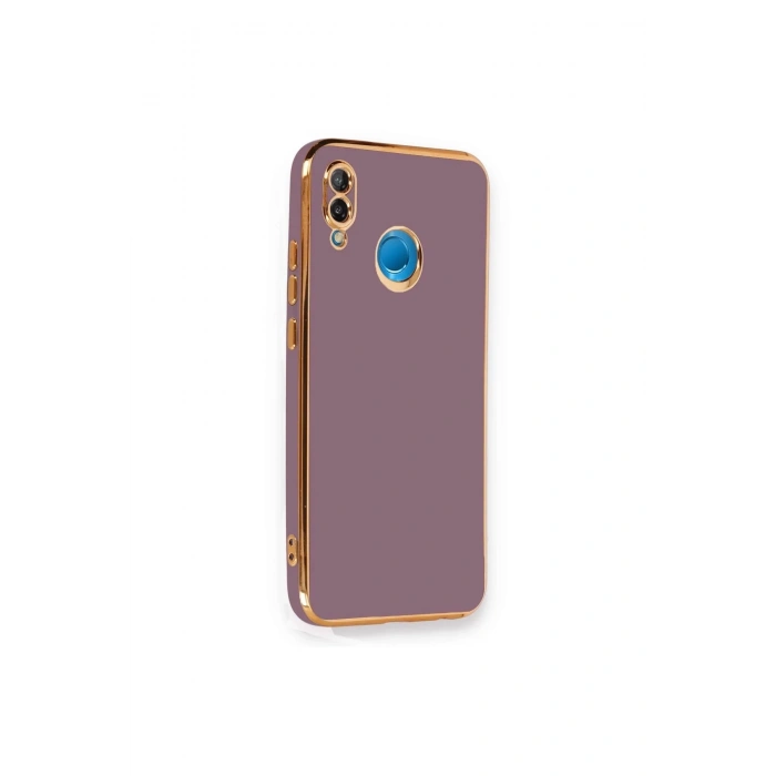 Newface Huawei P20 Lite Kılıf Volet Silikon - Mor