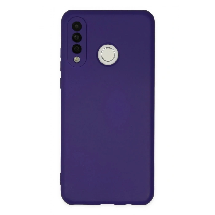 Newface Huawei P30 Lite Kılıf Nano içi Kadife Silikon - Mor