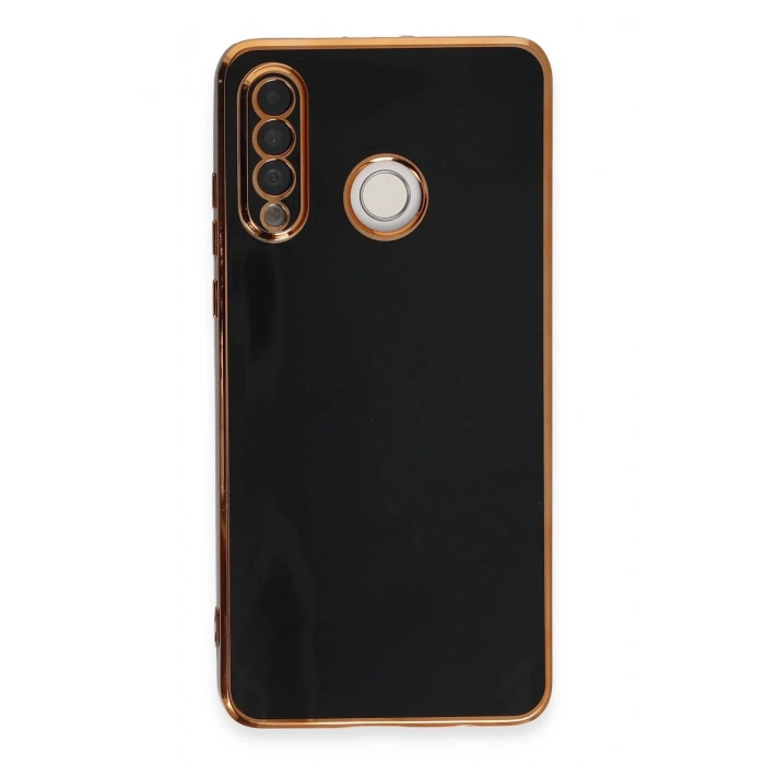 Newface Huawei P30 Lite Kılıf Volet Silikon - Siyah