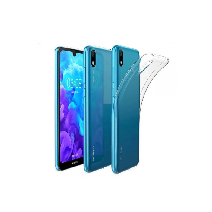 Newface Huawei Y5 2019 Kılıf Lüx Şeffaf Silikon