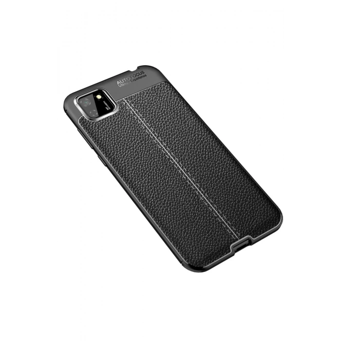 Newface Huawei Y5P Kılıf Auto Focus Kapak - Siyah