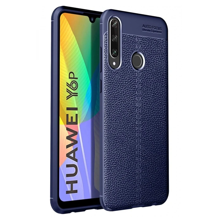 Newface Huawei Y6P Kılıf Auto Focus Kapak - Lacivert