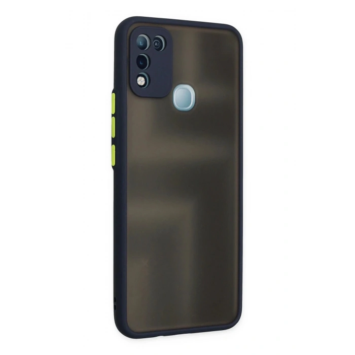 Newface İnfinix Hot 10 Play Kılıf Montreal Silikon Kapak - Lacivert