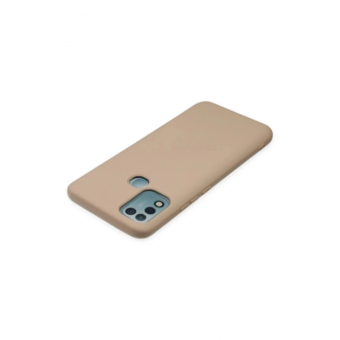 Newface İnfinix Hot 10 Play Kılıf Nano içi Kadife Silikon - Pudra
