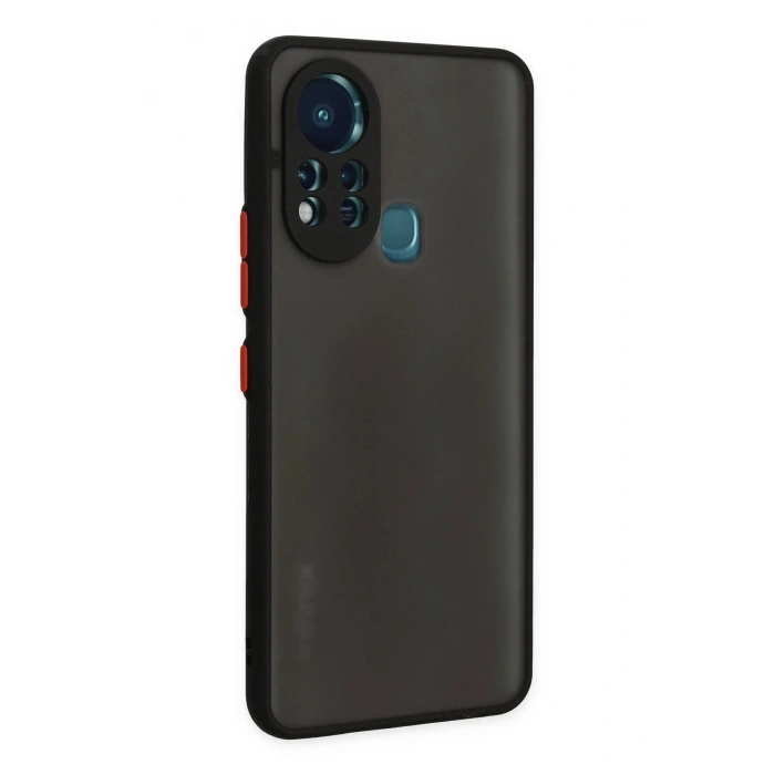 Newface İnfinix Hot 11s Kılıf Montreal Silikon Kapak - Siyah