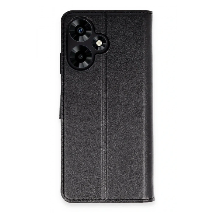 Newface İnfinix Hot 30 4G Kılıf Trend S Plus Kapaklı Kılıf - Siyah