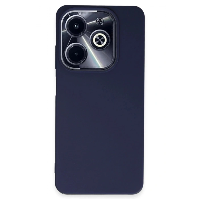 Newface İnfinix Hot 40i Kılıf First Silikon - Lacivert