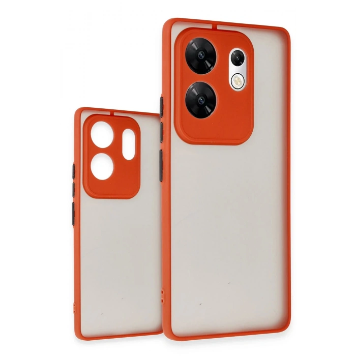 Newface İnfinix Zero 30 4G Kılıf Montreal Silikon Kapak - Kırmızı