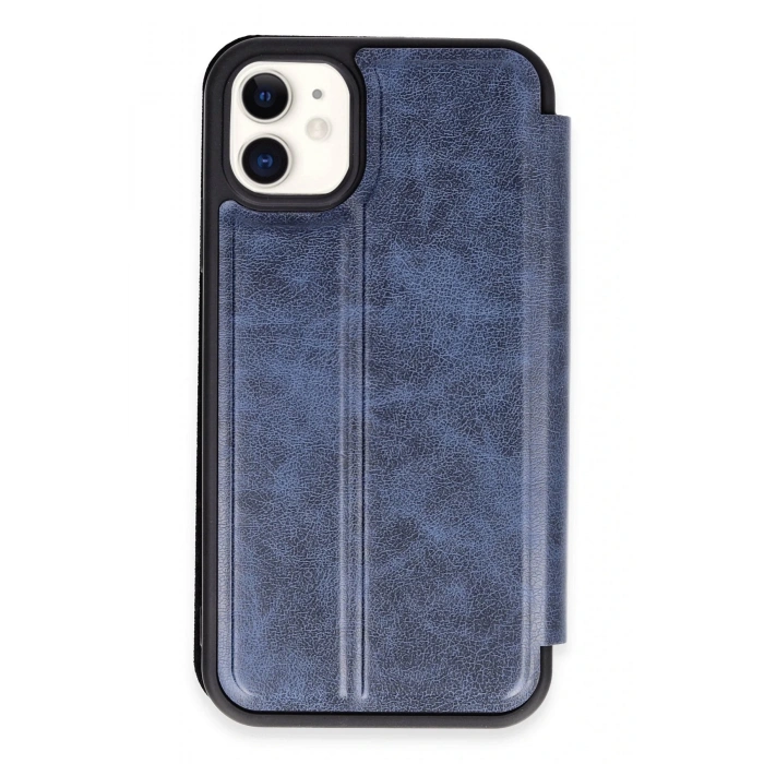 Newface iPhone 11 Kılıf Flip Cover - Lacivert