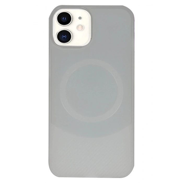 Newface iPhone 11 Kılıf Maya Karbon Kapak - Gri