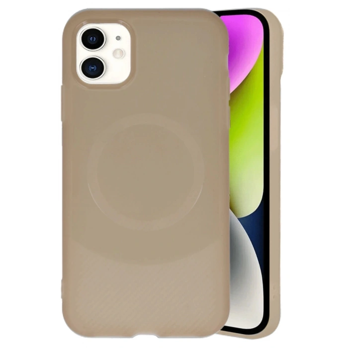 Newface iPhone 11 Kılıf Maya Karbon Kapak - Kahverengi