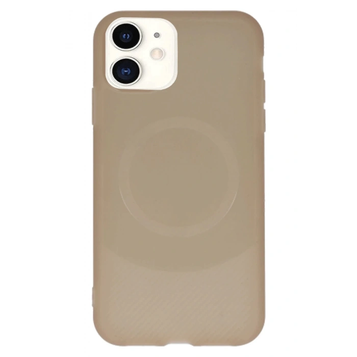 Newface iPhone 11 Kılıf Maya Karbon Kapak - Kahverengi