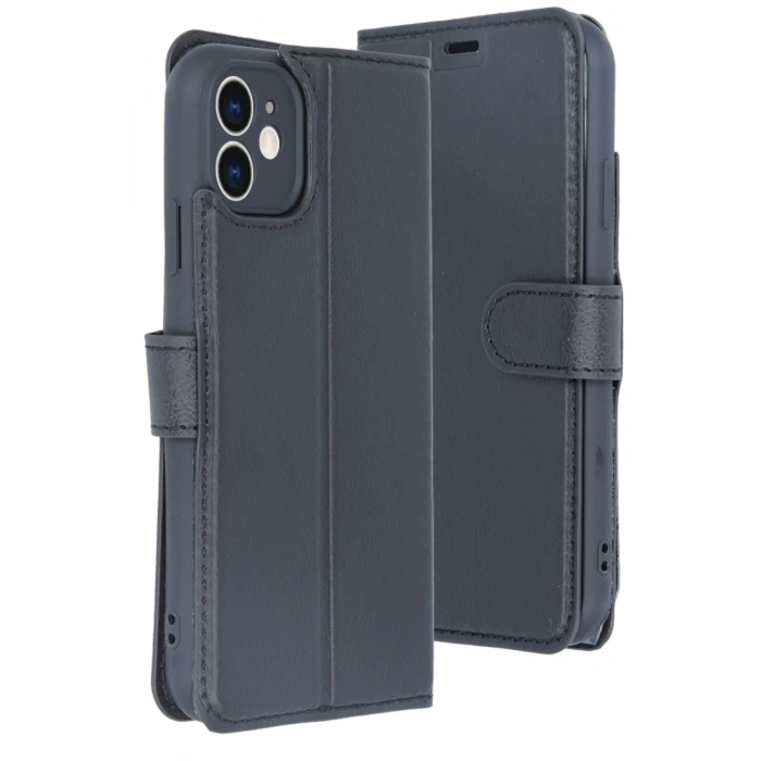 Newface iPhone 11 Kılıf Trend S Plus Kapaklı Kılıf - Siyah