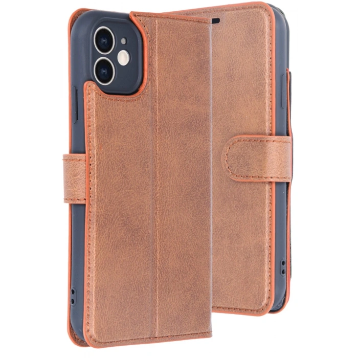 Newface iPhone 11 Kılıf Trend S Plus Kapaklı Kılıf - Taba