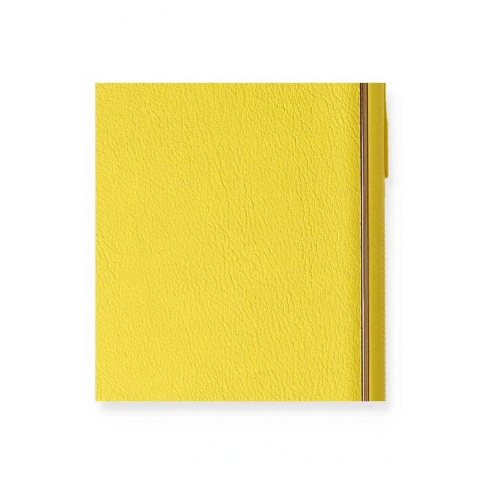 Newface iPhone 11 Pro Kılıf Coco Deri Silikon Kapak - Sarı