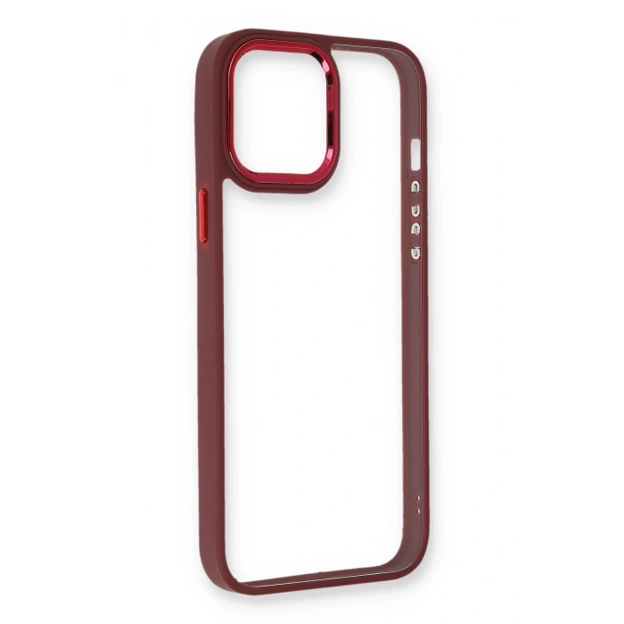 Newface iPhone 12 Kılıf Dora Kapak - Kırmızı