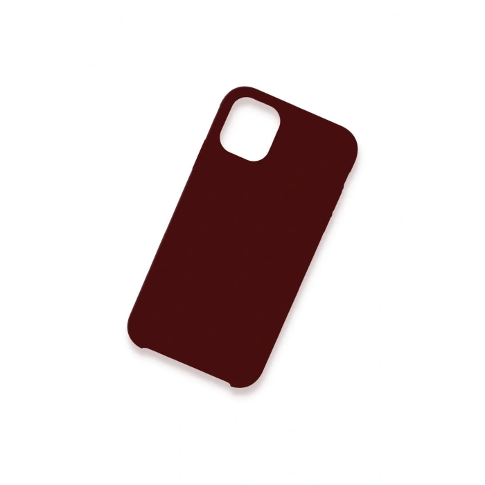 Newface iPhone 12 Kılıf Lansman Legant Silikon - Bordo