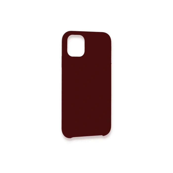 Newface iPhone 12 Kılıf Lansman Legant Silikon - Bordo