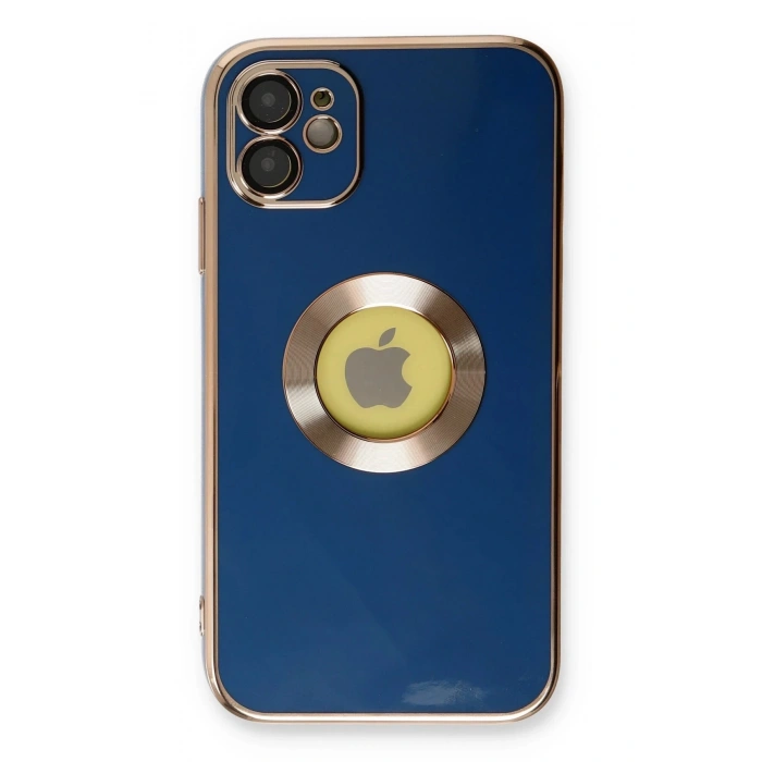 Newface iPhone 12 Kılıf Store Silikon - Mavi