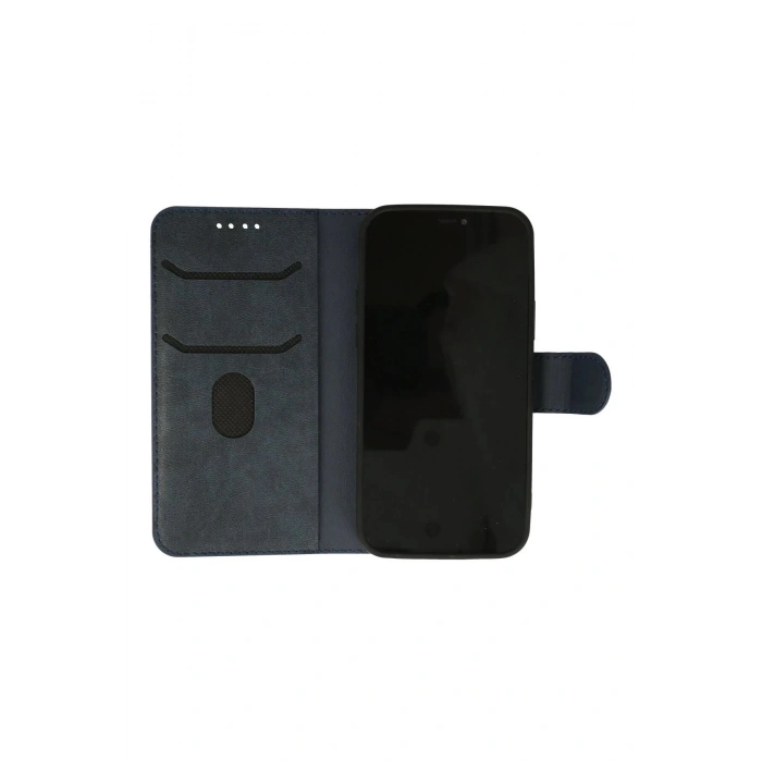 Newface iPhone 12 Kılıf Trend S Plus Kapaklı Kılıf - Lacivert