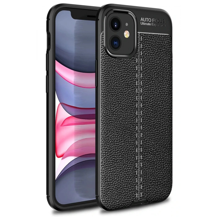 Newface iPhone 12 Mini Kılıf Auto Focus Kapak - Siyah