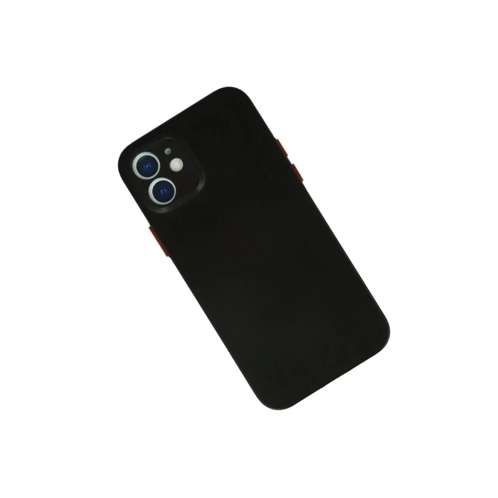 Newface iPhone 12 Mini Kılıf PP Ultra İnce Kapak - Siyah