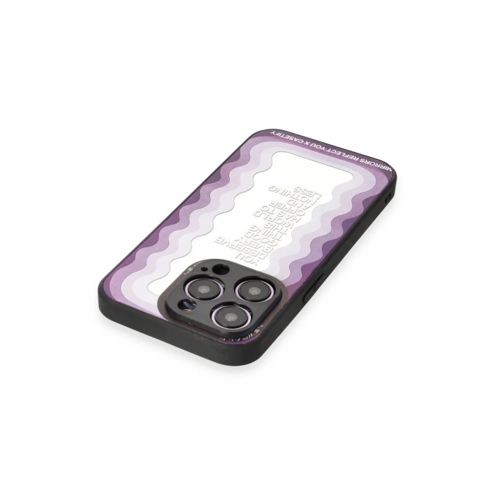 Newface iPhone 12 Pro Max Kılıf Mirror Desenli Kapak - Mirror - 5