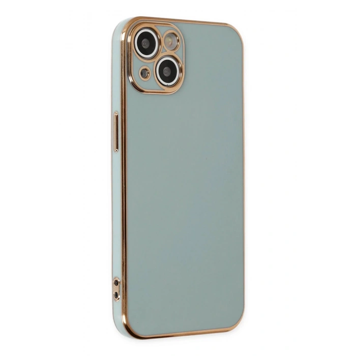 Newface iPhone 13 Kılıf Volet Silikon - Açık Yeşil