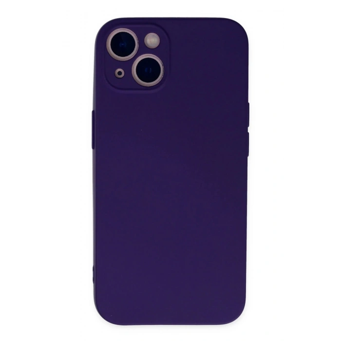 Newface iPhone 13 Mini Kılıf Nano içi Kadife Silikon - Mor