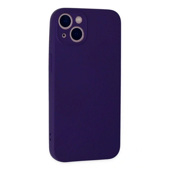 Newface iPhone 13 Mini Kılıf Nano içi Kadife Silikon - Mor