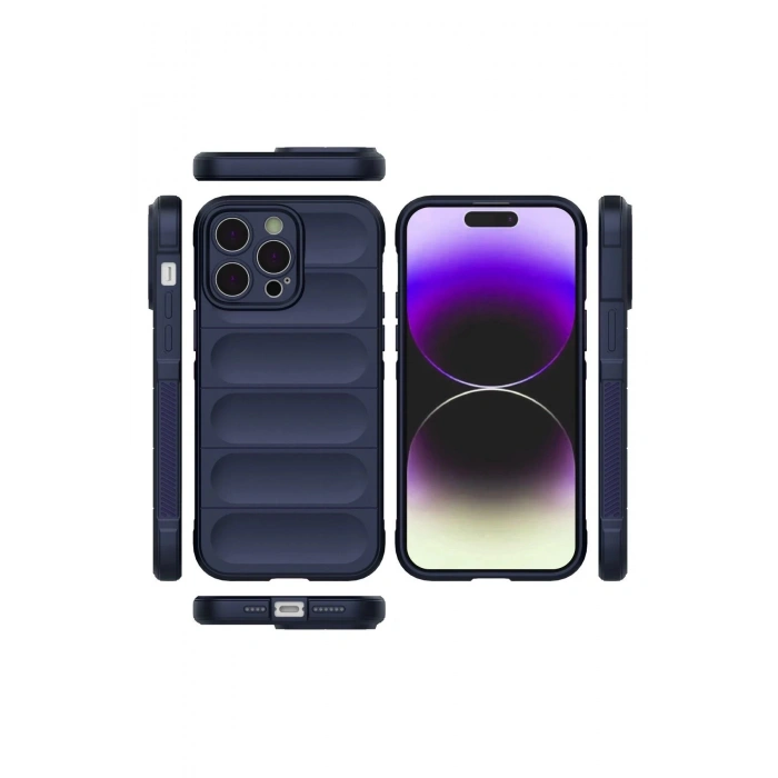 Newface iPhone 13 Pro Kılıf Optimum Silikon - Lacivert