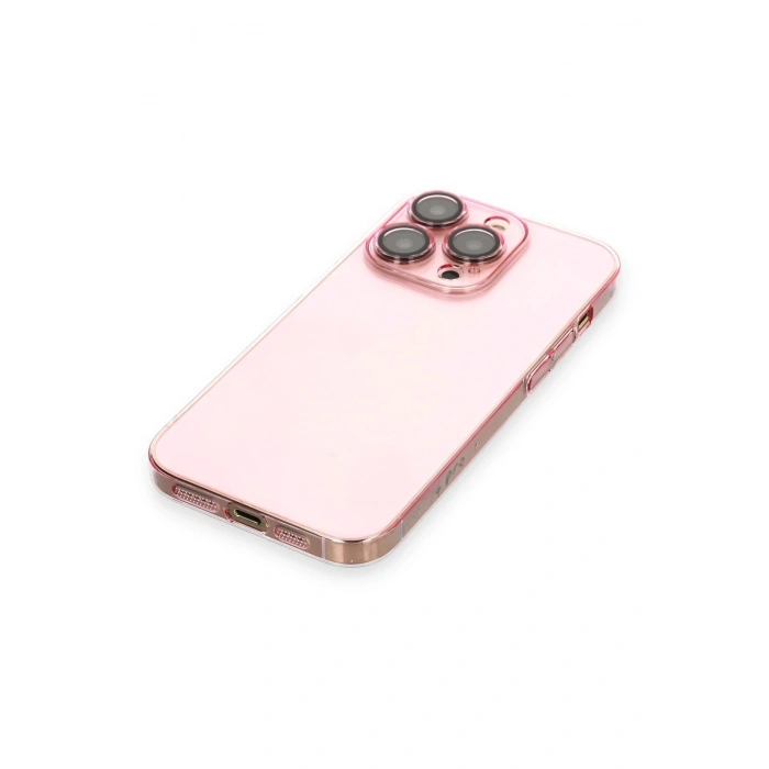 Newface iPhone 13 Pro Max Kılıf Armada Lensli Kapak - Rose Gold
