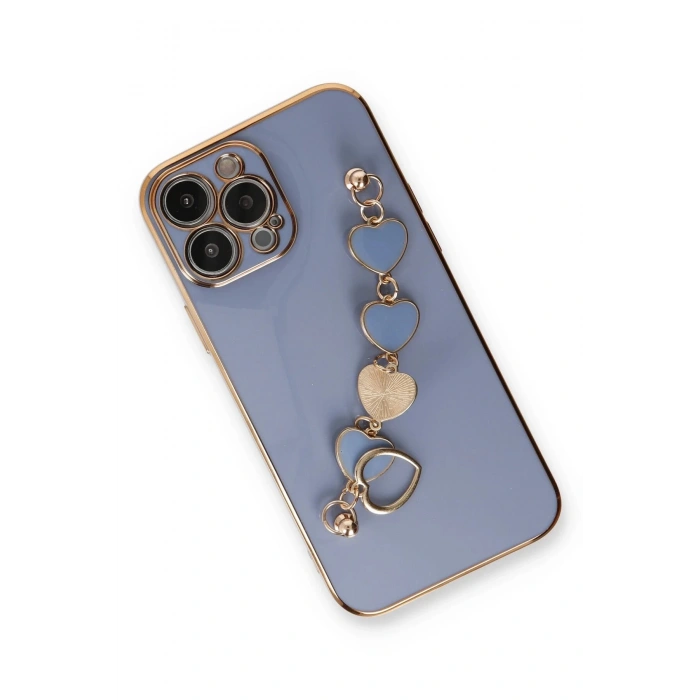 Newface iPhone 13 Pro Max Kılıf Esila Silikon - Gri